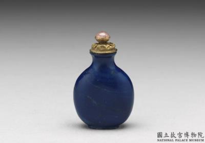 图片[2]-Lapis lazuli snuff bottle, Qing dynasty, 18th century-China Archive